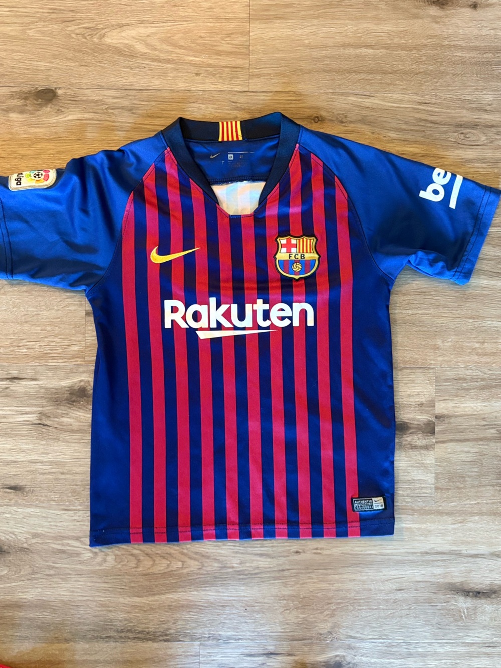 Nike FC Barcelona 2018-19 Home Jersey #10 Lionel Messi Youth Size 24 - Picture 2 of 7